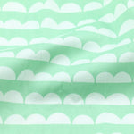 tissu coton imprimé demi cercles couleurs vives moderne graphique pliable opaque artisanal bricolage popeline