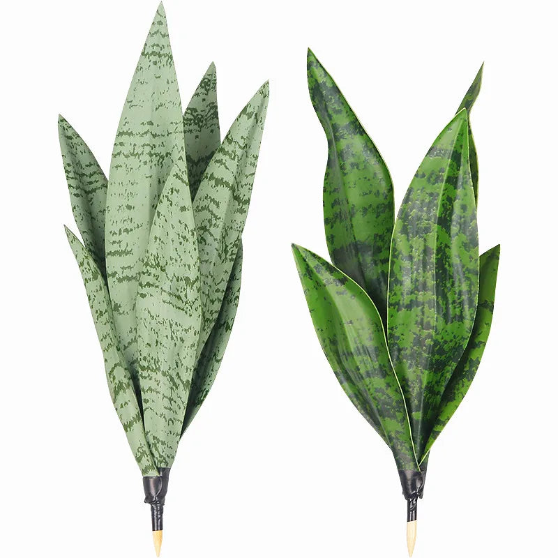 décoration intérieure plante artificielle sansevieria feuilles vertes moderne bureauextérieur anniversaire hawaien