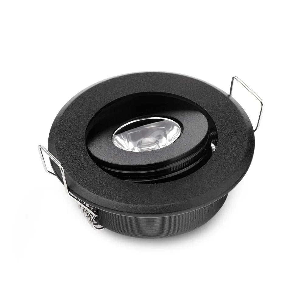 spot led argent noir or blanc 3w moderne câble noir