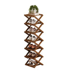 étagère pliable bois chaussures moderne réutilisable niveaux entrée couloir petit espace