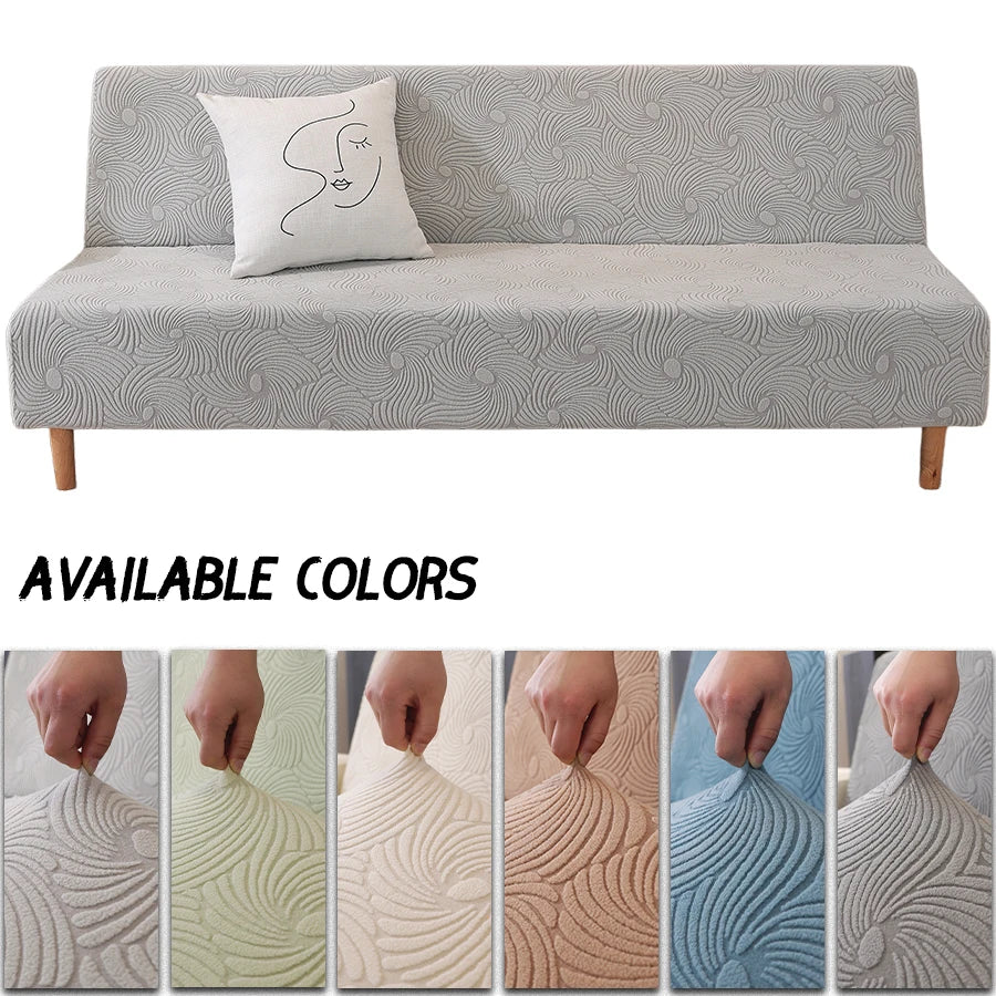 housses canapé lit motif spirales gris clair moderne polyestère lavable salon