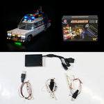 lampe poche led voiture lego blanc rouge bleu vert détails métalliques kit câble usb