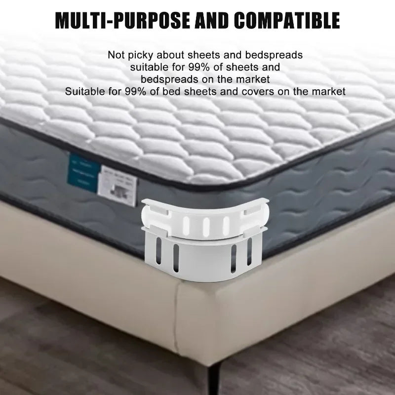 supports lit clips anti dérapants blanc gris modernes fonctionnels
