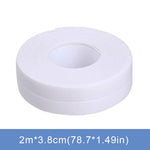 bande étanchéité autoadhésive résistante eau blanc gris moderne minimaliste carreaux veinés ciseaux