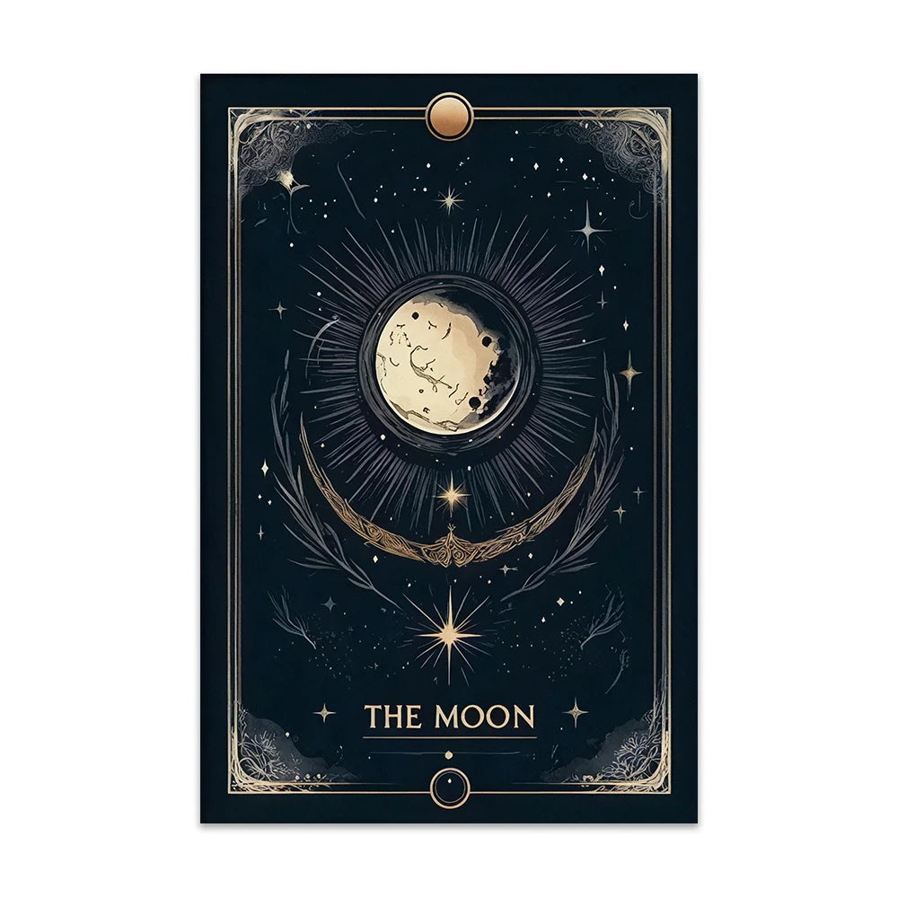 affiche astronomique vintage posters illustratives noir beige doré solaire stellaire opaques