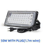 projecteur led uv 50w 100w 150w noir violet moderne clips câble alimentation interrupteur