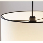 suspension lumineuse tissu blanc moderne chambre salon led 110 260v 3000k 6000k 2000 82000lm