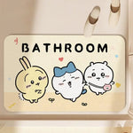 tapis sol antidérapant polyester personnages mignons salle bain cuisine intérieurversible lavage machine main durable