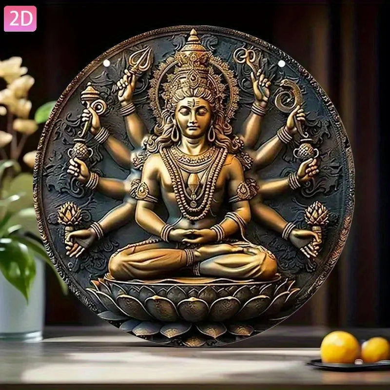 statue religieuse dorée relief sculpté suspension cordelette 20cm 24cm 28cm 32cm traditionnelle