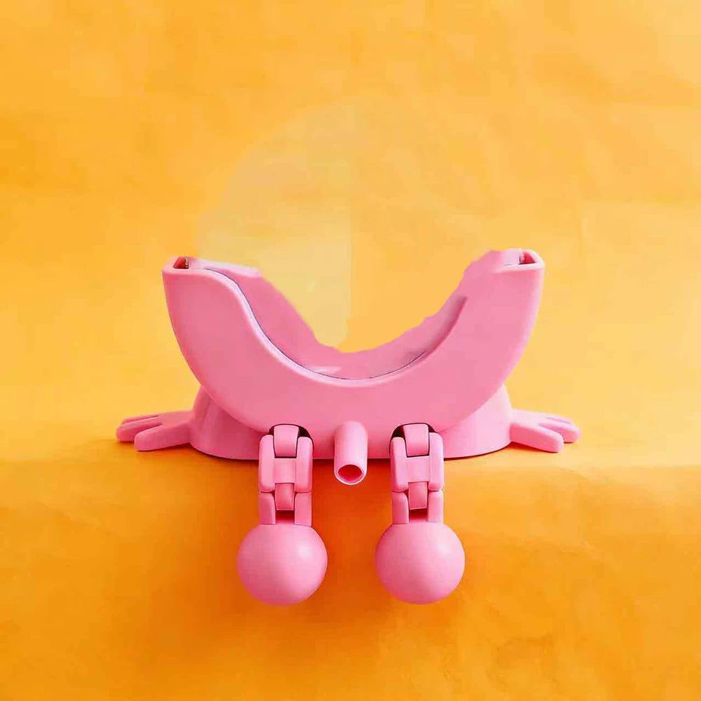 porte savon souriant clips couleur bleue jaune orange vert rose rangement évier créatif animé