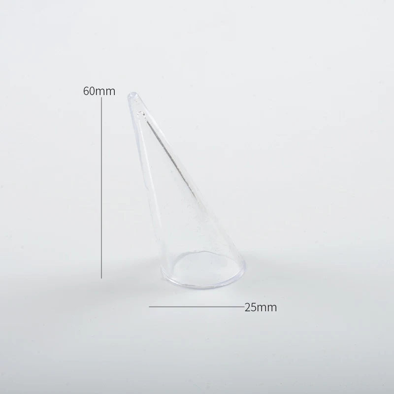 présentoir bagues triangle transparent blanc noir décoration strass commercial erotique portable