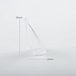 présentoir bagues triangle transparent blanc noir décoration strass commercial erotique portable