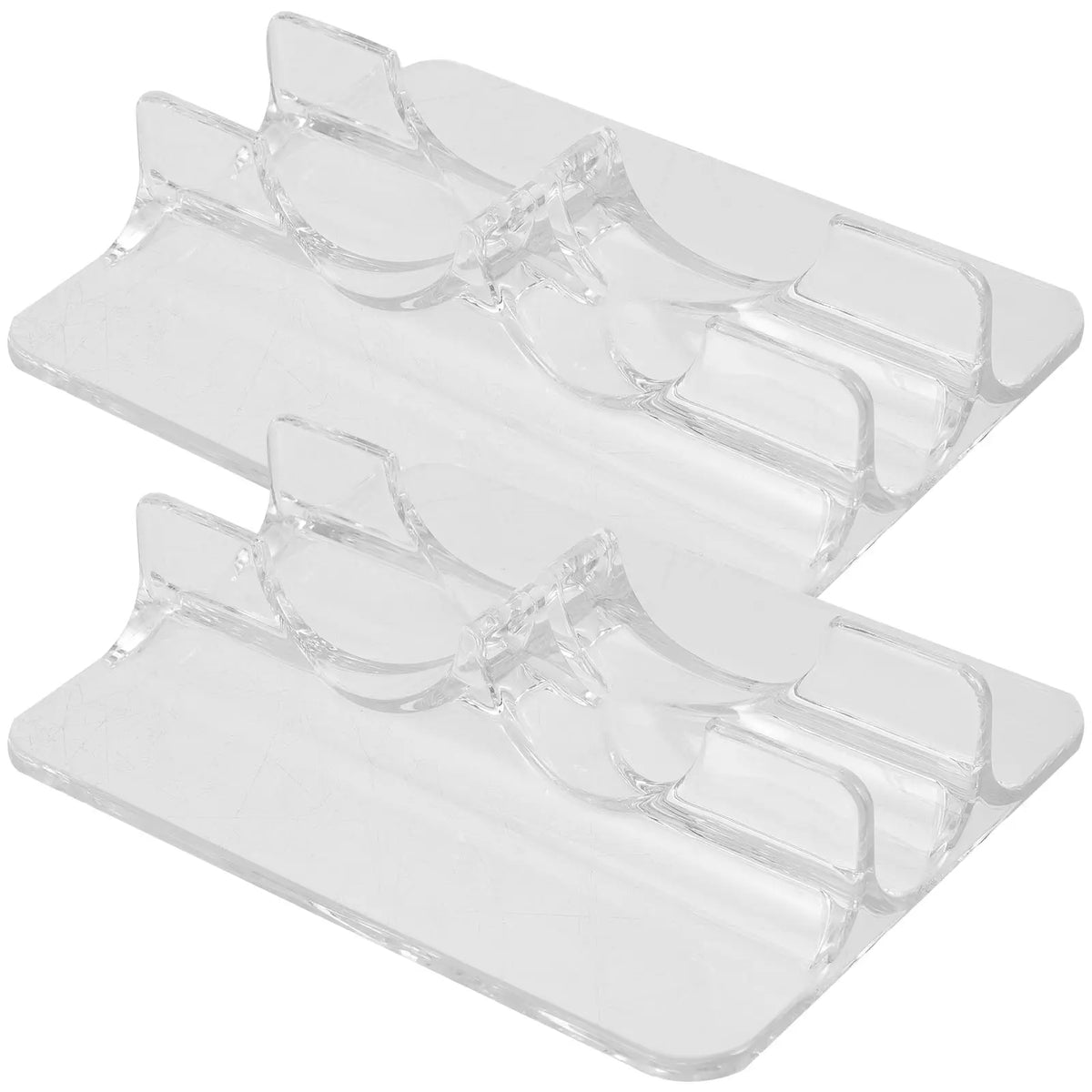 présentoir transparent patins roulettes support mur minimaliste utilitaire transparent plastique