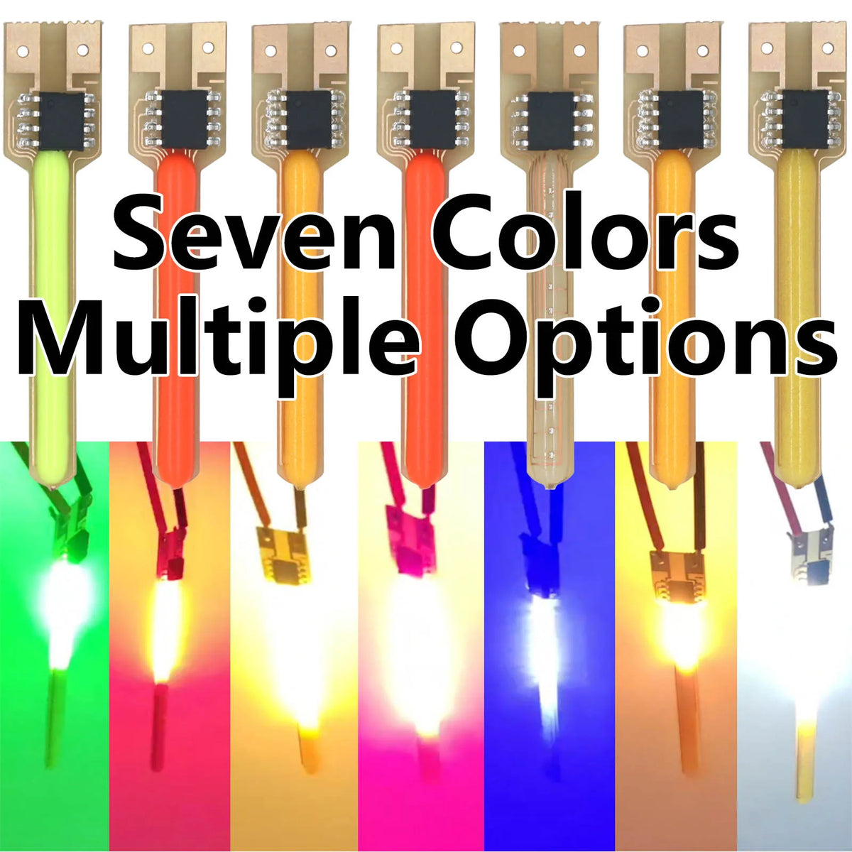 led 40mm vert orange jaune rose blanc bleu adhésif câbles connecteurs modernes