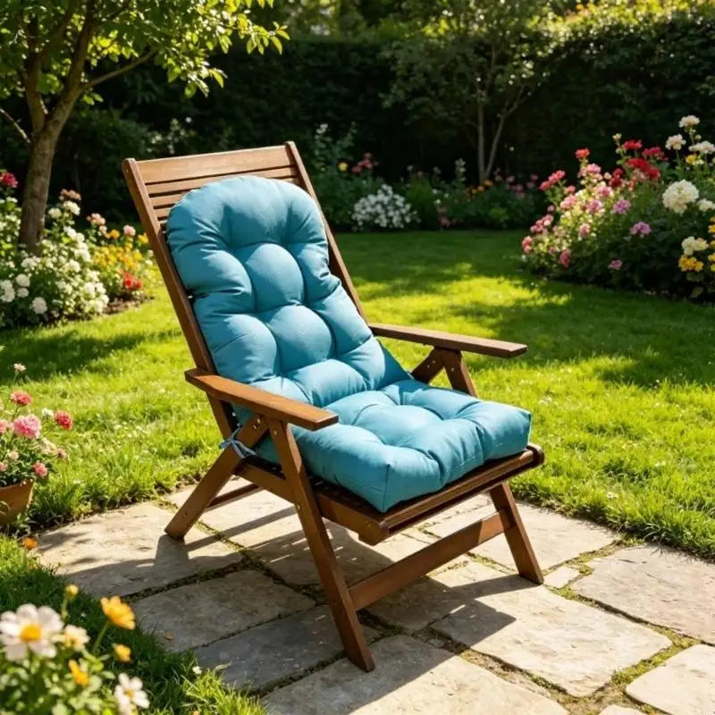 fauteuil jardin moderne coussin marron bleu marine vert foncé gris rouge tissu uni