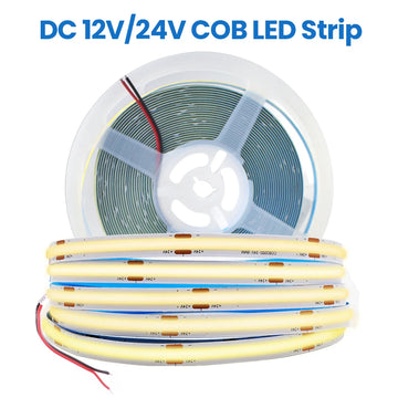 ruban led cob flexible blanc chaud adhésif moderne salon décoration intérieur lumière douce