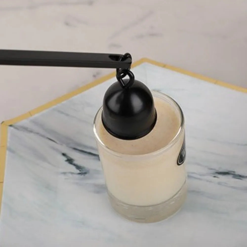 éteignoir snuffer acier inoxydable noir argent or cuivre bronze classique brillant antidérapant poignée boule