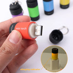 torche mini rechargeable led portable annuaire cle usb rouge blanc moderne compact