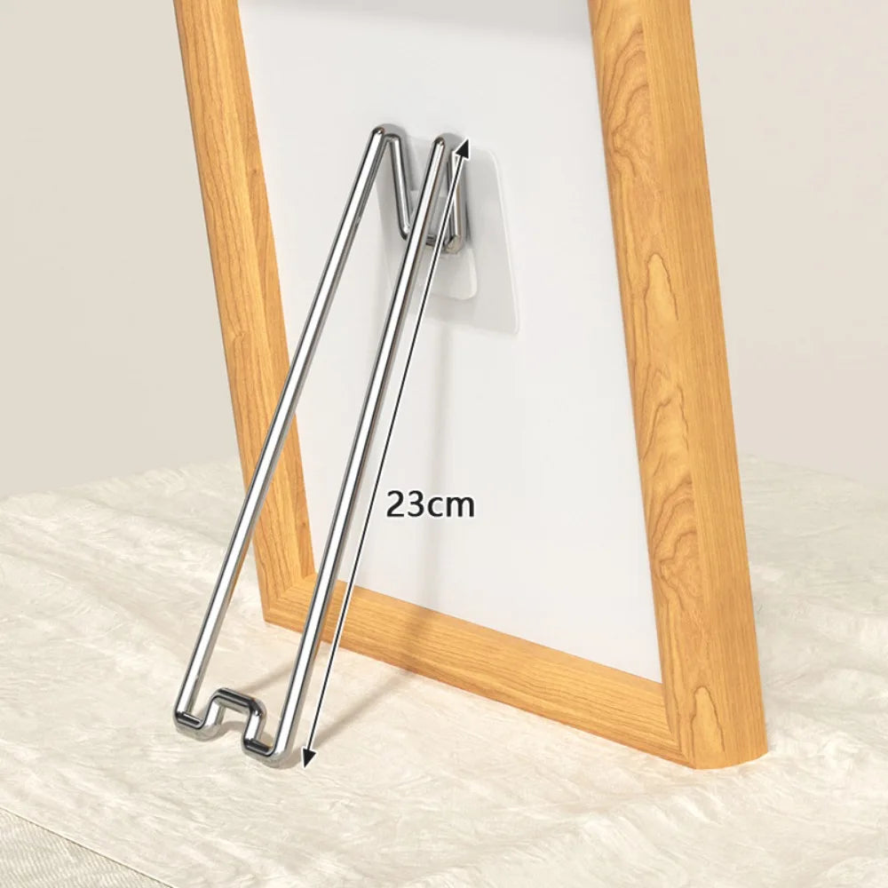 supports cadre photo adhésifs modernes blanc doré argenté lisses opaques 13cm 18cm 23cm