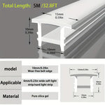 couverture silicone ruban led blanc moderne adhésif doux contemporain 1000cm 100cm 200cm