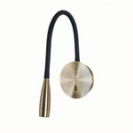 lampe murale or noir bras flexible éclairage blanc chaud 3000K moderne chambre étude entrée