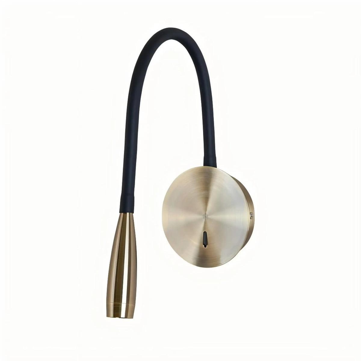 lampe murale or noir bras flexible éclairage blanc chaud 3000K moderne chambre étude entrée