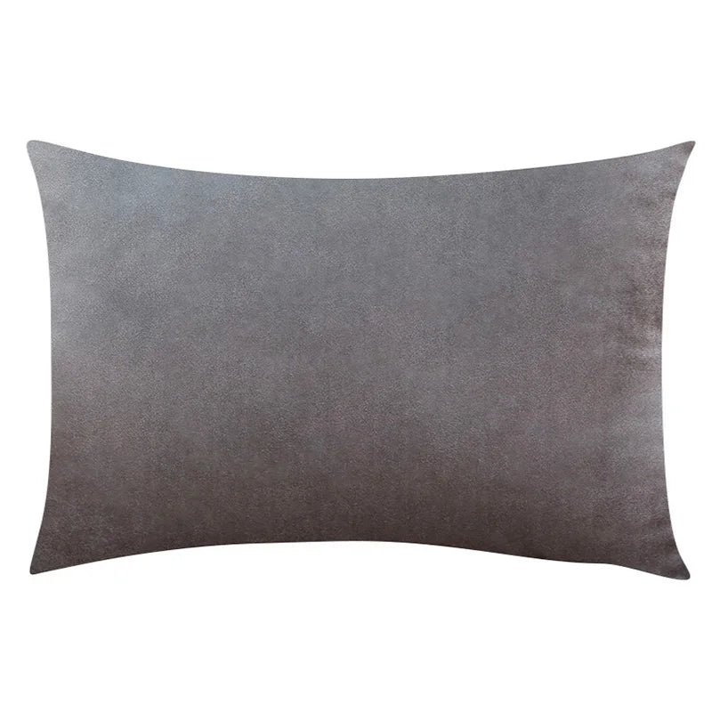 housse coussin velours uni 30x50 cm décoration salon canapé chambre moderne couleur violette