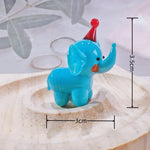 ornements maison figurines animaux céramique couleurs variées cartoon motifs simples