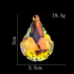 pendants décoratifs cristal transparent arc ciel facettes modernes élégants anti oiseaux