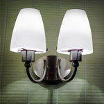 cache lampe blanc opacité moderne 10cm 11.5cm plastique abat jour contemporain