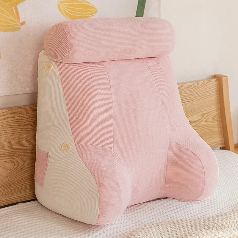 coussin soutien ergonomique moderne lavable vert rose gris bleu jaune pp coton polyester