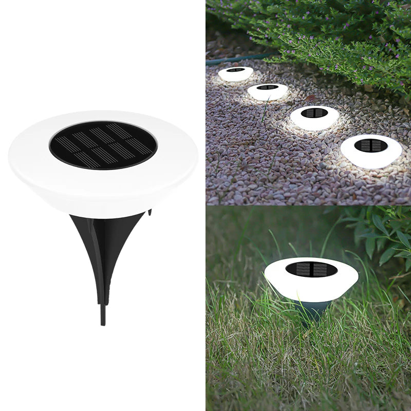 lumière solaire led blanche moderne autoadhésive extérieure jardin allée terrasse camping