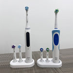 organisateur brosses dents électriques support moderne blanc gris bleu minimaliste rangement salle bain