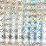 film décoratif statique multicolore mosaïque moderne opaque fenêtres isolation uv