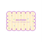 tapis moderne placemats rayures horizontales bleu clair rose vert respectueux environnement