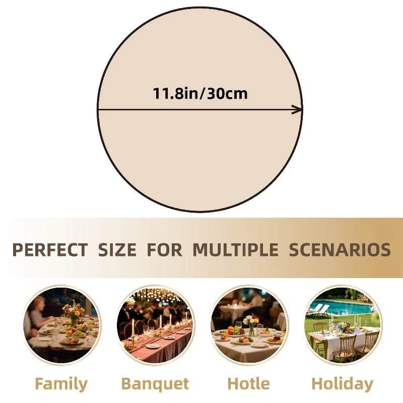 placemats tissés spirale beige noir vert rustique opaques table cuisine