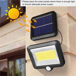 lampe solaire détecteur mouvement résistante intempéries panneau bleu noir moderne extérieure jardin rue porche