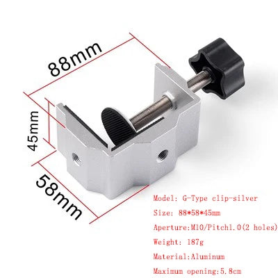 pinces modernes fer aluminium couleurs noir blanc gris fixations certifiées ROHS matériaux ABS