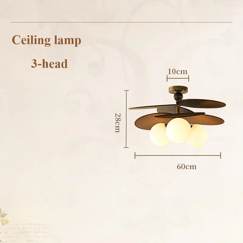 Lampe suspendue moderne ampoules LED toiles lin marron clair chambre salle manger