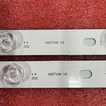 bande led rétroéclairage téléviseur blanc kit remplacement lumière arrière écran plat moderne connecteur