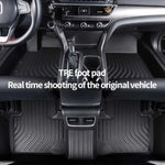 tapis sol noir rayures horizontales waterproof anti salissures moderne nissan ariya 2022 2023 2024