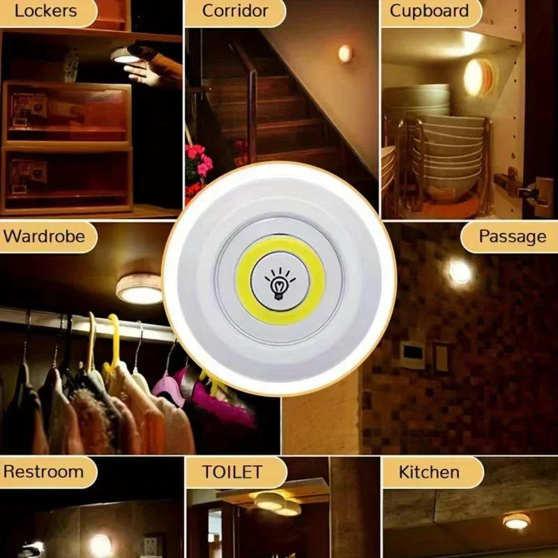 lampe led sans fil rechargeable batterie sèche adhésive télécommande blanc beige moderne minimaliste