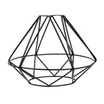 cage bougie moderne abat jour fer fini rustique noir blanc or rose e27 vintage