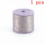 ruban satiné bord effiloché 5mètres polyester largeur 4.5cm couleurs rose rouge gris noir bleu