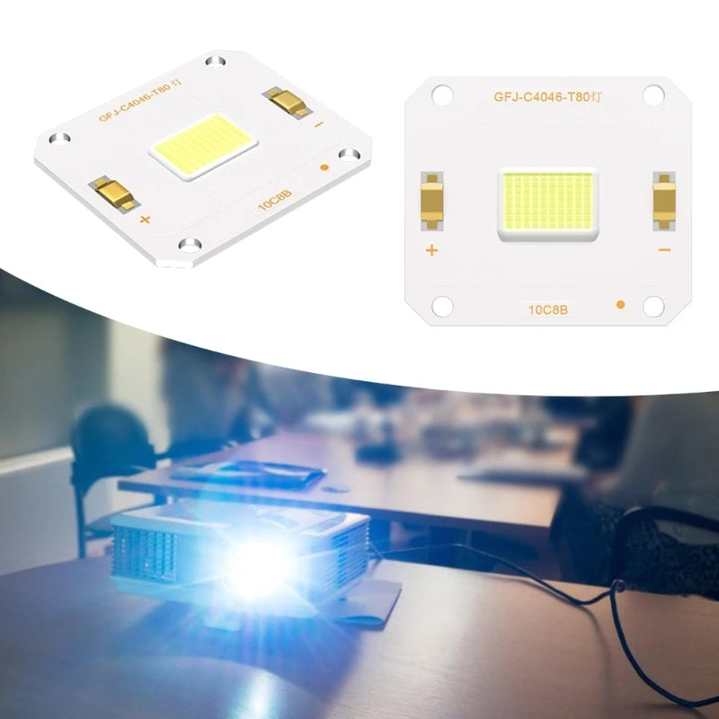 projecteur led cob blanc moderne lumineux encastrable source lumineuse fixe haute puissance