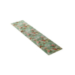 nappes décoratives motifs floraux asiatiques opaques vert rouge bleu marron vert olive