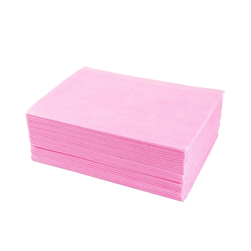 draps jetables massage blanc rose bleu violet lisses non tissés opaques simples adultes 80x180cm
