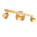 spots lumineux bois massif led moderne finition brillante éclairage quotidien murale 220v scandinave