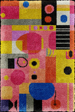 kit crochet laine tapis fleurs coussin coeur kit couture diy création maison moderne