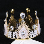 couronnes décoratives or argent strass motifs floraux anniversaire mariage fêtes événements